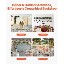 VEVOR Over The Table Rod Stand With Clamps, 13"-42'' Tall & 28"-98" Length Adjustable, Metal Table Arch Stand, Tabletop Balloon Arch Frame, White 12 VEVOR Over The Table Rod Stand With Clamps, 13"-42'' Tall & 28"-98" Length Adjustable, Metal Table Arch Stand, Tabletop Balloon Arch Frame, White -Aesthtic Interiors GUEST f30a8642 34af 4d9b ad59 0393dd22b619