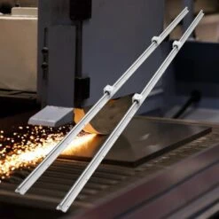 VEVOR Linear Motion Set, SBR20 2200mm, Comes With Two 86.6-inch SBR20 Rails & Four SBR20UU Blocks, Ideal For DIY CNC & Automated Projects