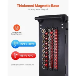 VEVOR Socket Organizer Rail Set, 3PCS Metric & SAE Aluminum Socket Organizers,1/4'', 3/8'' & 1/2'' Heavy-Duty Socket Holder With 360° Rotating Clips 11 VEVOR Socket Organizer Rail Set, 3PCS Metric & SAE Aluminum Socket Organizers,1/4'', 3/8'' & 1/2'' Heavy-Duty Socket Holder With 360° Rotating Clips -Aesthtic Interiors GUEST f3d359d8 1e5f 476c 8c75 e907bcf3be91