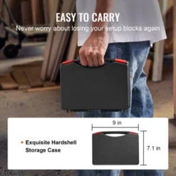 VEVOR Setup Blocks Woodworking Tools, 16-Piece, Precision Height Gauge Block Set, With Clearly Laser Engraved Size Markings And Storage Case, Orange -Aesthtic Interiors GUEST f40645e4 0210 4304 b6da c9a965fc2159