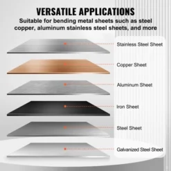 VEVOR Box And Pan Brake, 36-Inch, 0-130 Degrees Sheet Metal Bending Brake, Portable Mini Metal Bender With 20 Gauge Low Carbon Steel, Black -Aesthtic Interiors GUEST f538ed74 f640 46ad b1d5 882fc88f12ee