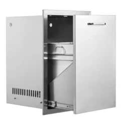 BuoQua Stainless Steel Storage Drawer Outdoor Kitchen Propane Tank Drawer Built-in Trash Drawer 16 X 22 X 16 Inch Propane Tank Trash Drawer, Silver -Aesthtic Interiors GUEST f56c4253 1241 4336 8bc0 ee8fd9881ad7