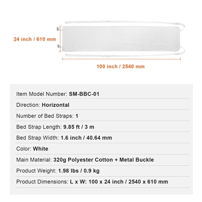 VEVOR Bed Bridge, King Bed Converter Kit, Split King Gap Filler For Adjustable Bed Mattress Connector Mattress Gap Filler 7 VEVOR Bed Bridge, King Bed Converter Kit, Split King Gap Filler For Adjustable Bed Mattress Connector Mattress Gap Filler - Image 7