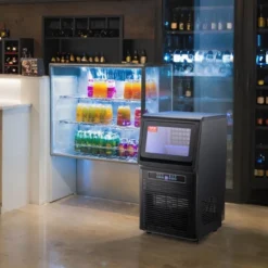 VEVOR Commercial Ice Maker Machine, 70lbs/24H Ice Maker Machine With 12lbs Storage Capacity, 36 Ice Cubes In 15 Minutes, LED Digital Display