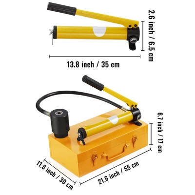 VEVOR 15 Ton Hydraulic Knockout Punch Kit 7 VEVOR 15 Ton Hydraulic Knockout Punch Kit - Image 7