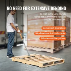 VEVOR Pallet Buster, 50'' Carbon Steel Handle Pallet Breaker, 2000 Lbs Weight Capacity, Heavy Duty Deck Board Removal Tool, Deck Wrecker, Grey -Aesthtic Interiors GUEST f865a57c c346 48d7 9241 a3f72962ae71