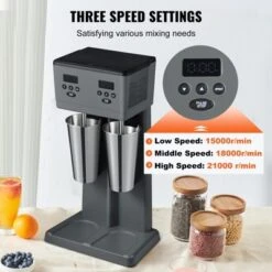 VEVOR Milkshake Maker, 375W X 2 Electric Milkshake Machine, Commercial Double Heads Drink Mixer Blender,Intelligent Microswitch, 3-Speed -Aesthtic Interiors GUEST f878aa33 6723 47ba 8195 44e8e3f99bd0