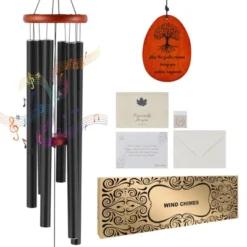 VEVOR Wind Chimes For Outside, 41 In, Deep Tone Wind Chimes With 6 Tubes, Unique Large Memorial Wind Chimes For Anniversary, Black 15 VEVOR Wind Chimes For Outside, 41 In, Deep Tone Wind Chimes With 6 Tubes, Unique Large Memorial Wind Chimes For Anniversary, Black -Aesthtic Interiors GUEST f8a8f5b2 d15e 4566 849d 2fb2f1c703fc
