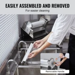 VEVOR Manual Dough Sheeter Machine, Puff Pastry Sheeter And Fondant Roller, Removable Handle, Panel, Roller For Easy Cleaning -Aesthtic Interiors GUEST f8f93af4 2dd0 4244 9bdc f20b217fc532
