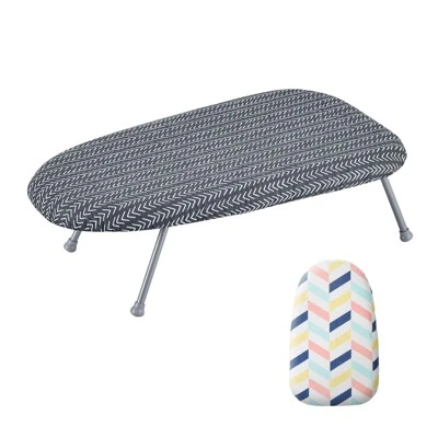 VEVOR Tabletop Ironing Board 23.4 X 14.4, Small Iron Board With Heat Resistant Cover And 100% Cotton Cover, Mini Ironing Board, Gray 8 VEVOR Tabletop Ironing Board 23.4 X 14.4, Small Iron Board With Heat Resistant Cover And 100% Cotton Cover, Mini Ironing Board, Gray - Image 8