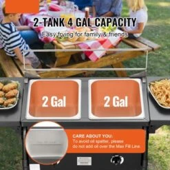 VEVOR Outdoor Propane Deep Fryer, Double Burners Commercial Fryer, 16 Qt Stainless Steel Cooker With Removable Baskets & Lids & Tanks 13 VEVOR Outdoor Propane Deep Fryer, Double Burners Commercial Fryer, 16 Qt Stainless Steel Cooker With Removable Baskets & Lids & Tanks -Aesthtic Interiors GUEST fa7890cf 91a2 4599 bcb0 e912ea0a24d0