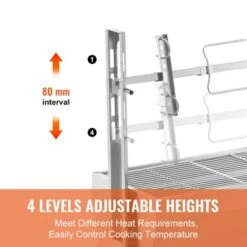 VEVOR Rotisserie Grill, BBQ Whole Pig Lamb Goat Charcoal Spit Grill, 46 Inch 132 Lbs Capacity, Electric 52W Motor, Silver 12 VEVOR Rotisserie Grill, BBQ Whole Pig Lamb Goat Charcoal Spit Grill, 46 Inch 132 Lbs Capacity, Electric 52W Motor, Silver -Aesthtic Interiors GUEST faeb357e d718 4c17 987a b08132767d93