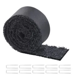 VEVOR Rubber Mulch For Landscaping, Recycled Rubber Mulch Mat 120 X 4.5 In,Permanent Rubber Pathway, Natural-Looking Black Mulch Garden Edging Border -Aesthtic Interiors GUEST fb13997a a88b 4049 8785 9d80bc169ffa