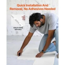 VEVOR Dryland Tiles For Hockey Floor Mat, 12 X 12 In 15 Pcs Interlocking Versatile Training Surface, Dance Floor Tiles, Hockey Training Equipment -Aesthtic Interiors GUEST fc87979f 7266 46f0 82f7 53c43b87e6ae