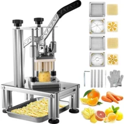 VEVOR Commercial French Fry Cutter With 4 Replacement Blades, 1/4″ & 3/8″ Blade Easy Dicer Chopper, 6-wedge Slicer & 6-wedge Apple Corer,Potato Cutter -Aesthtic Interiors GUEST fca030d9 52a0 468b a494 5038d99b3f5c