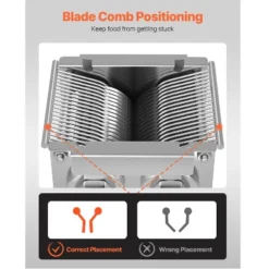 VEVOR Meat Cutter Machine Blade, 5 Mm Blade For Commercial Meat Cutter, One Set Blade For SJY-DQ90 Meat Cutting Machine, Stainless Steel, Silver -Aesthtic Interiors GUEST fd501552 d68e 4f64 b086 656e2c0b6605