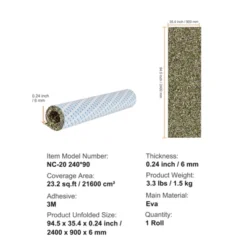 VEVOR Boat Flooring, EVA Foam Boat Decking 94.5" X 35.4", Non-Slip Self-Adhesive Flooring, 23.2 Sq.ft Marine Carpet For Boats, Yacht, Pontoon 14 VEVOR Boat Flooring, EVA Foam Boat Decking 94.5" X 35.4", Non-Slip Self-Adhesive Flooring, 23.2 Sq.ft Marine Carpet For Boats, Yacht, Pontoon -Aesthtic Interiors GUEST fdb59f3e 1ab6 40a5 9d77 d5e5b30f71b5