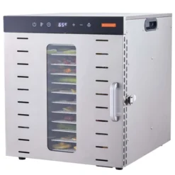 VEVOR Food Dehydrator Machine, 10 Stainless Steel Trays, 1000W Electric Food Dryer With Digital Adjustable Timer & Temperature, Silver -Aesthtic Interiors GUEST fe2f2bfc d14b 40dc 83b7 08e581559442