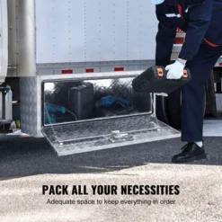 VEVOR Underbody Truck Box, 36"×14"×16" Pickup Storage Box, Heavy Duty Aluminum Diamond Plate Tool Box With Lock And Keys, Waterproof Trailer Storage -Aesthtic Interiors GUEST fe4e223b 41a3 45d6 9d13 88deff3f1c10 1