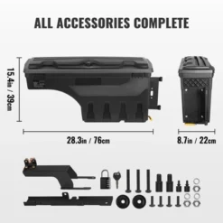 VEVOR Truck Bed Storage Box, Lockable Swing Case With Password Padlock, 6.6 Gal/25 L ABS Wheel Well Tool Box, Waterproof And Durable 13 VEVOR Truck Bed Storage Box, Lockable Swing Case With Password Padlock, 6.6 Gal/25 L ABS Wheel Well Tool Box, Waterproof And Durable -Aesthtic Interiors GUEST fe78ff37 8a5c 4d23 b2d3 9b019412dd28