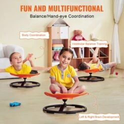 VEVOR Elephant Kids Swivel Chair, 220 LBS Capacity, 360° Spinning Chair, Autistic Kids Sensory Toy Chair With Non-Slip Metal Base -Aesthtic Interiors GUEST ffa583bf aa3b 4e9d ab9e 58bfec0904e3